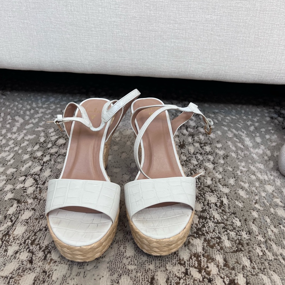 Lulus White Wedge Sandal